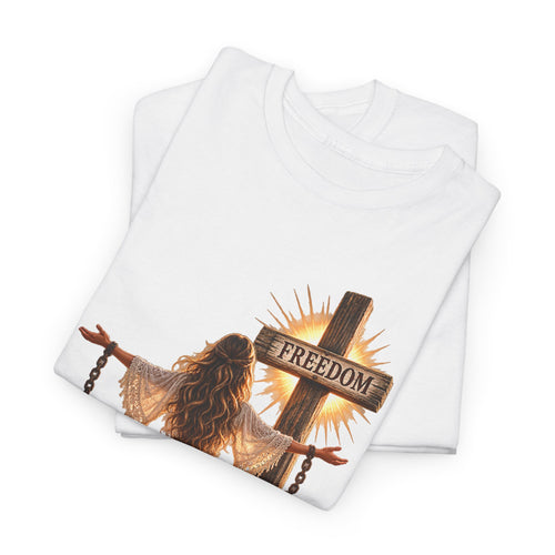 Broken chains T-Shirt | Freedom religious faith design