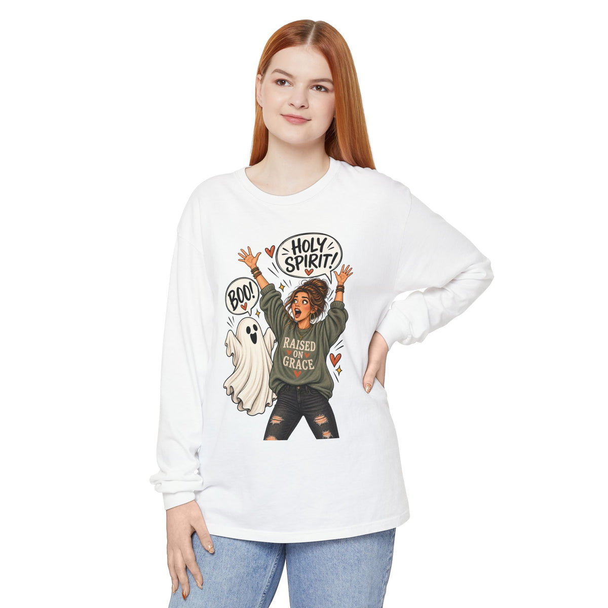 Holy Spirit Long Sleeve Tee | Halloween faith