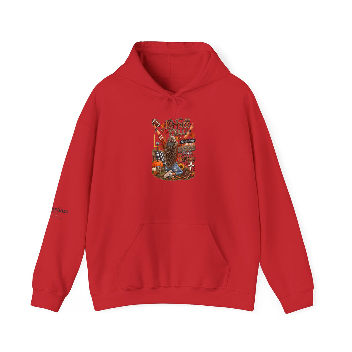 Touchdowns and Testifying Hooded Sweatshirt
