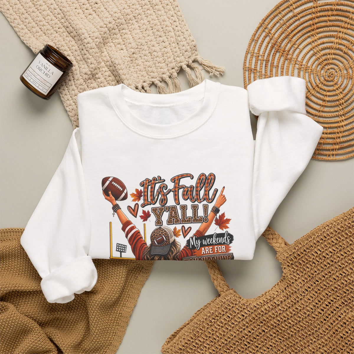 It’s Fall Y’all – Touchdowns & Testifying Sweatshirt