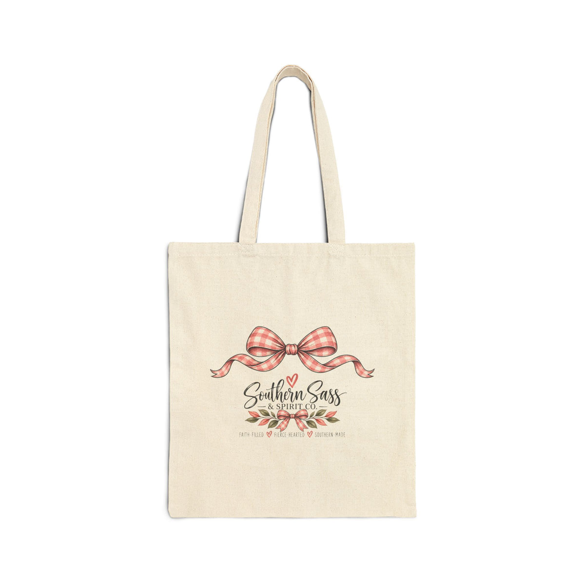 She Doubts But Everyday She Does Tote Bag | Floral Inspirational Quote Canvas Tote