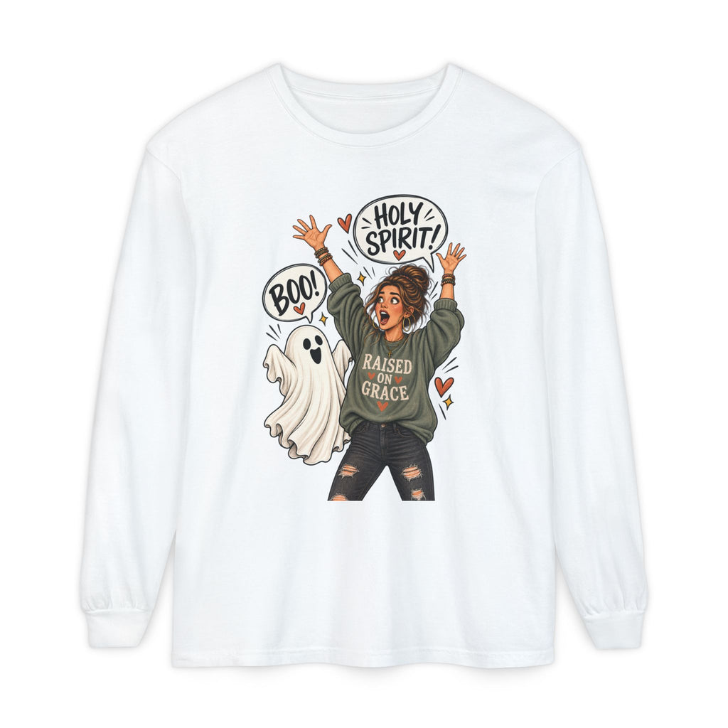 Holy Spirit Long Sleeve Tee | Halloween faith