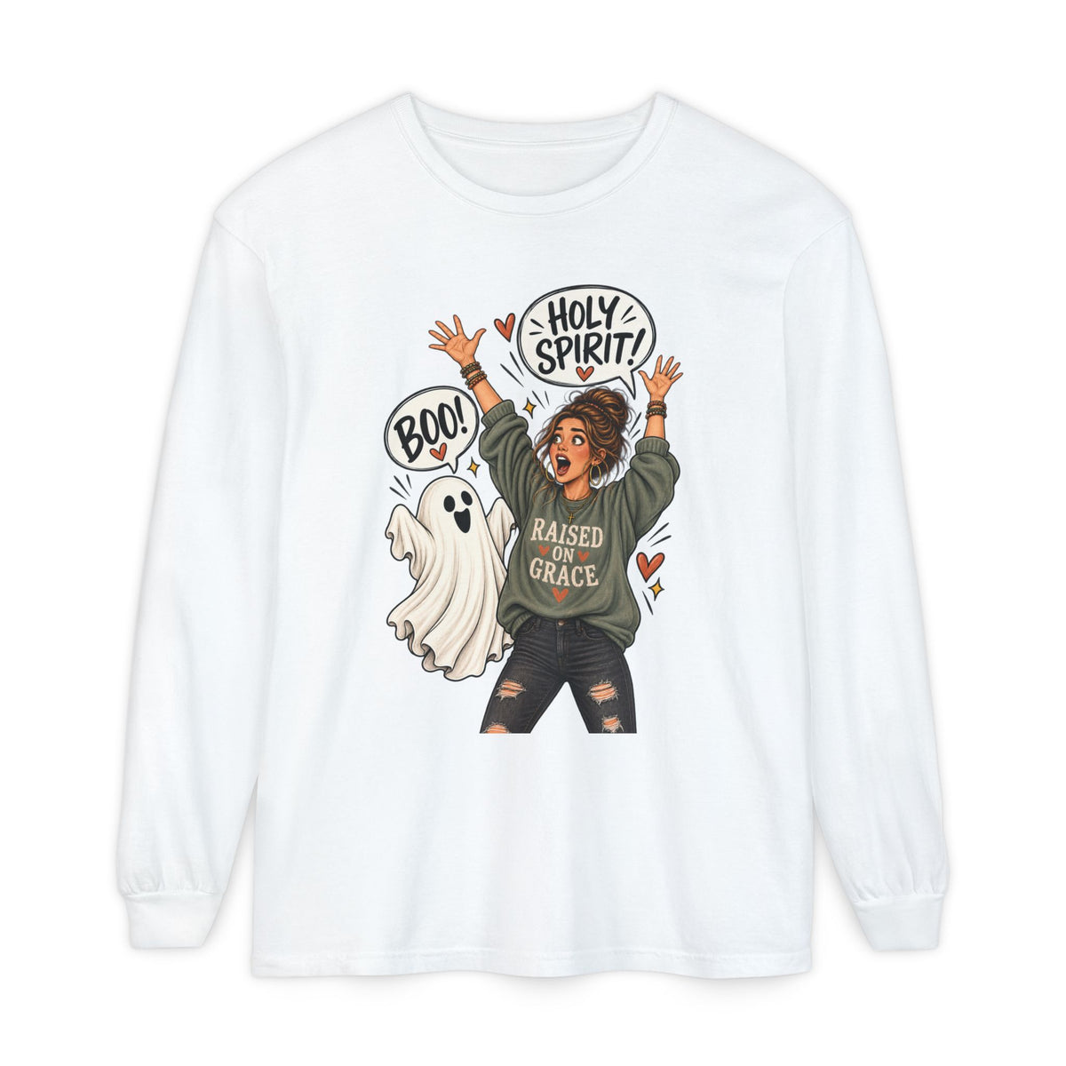 Holy Spirit Long Sleeve Tee | Halloween faith
