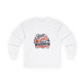 Christian Graphic Long Sleeve Tee — “Y'all, God's Got It” Floral Faith Shirt